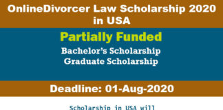 OnlineDivorcer Law Scholarship 2020 in USA