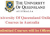University Of Queensland Fully Funded Online Courses