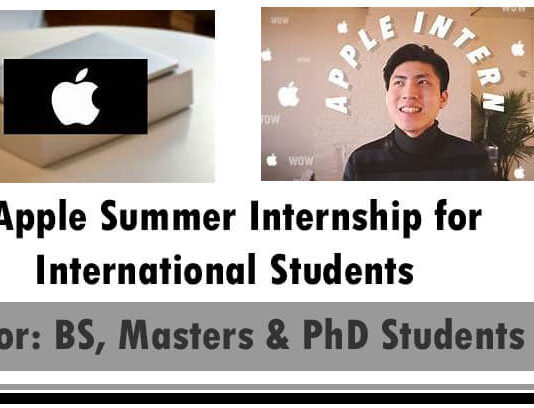 Summer Apple Internship 2022-2023 for International Students